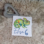 Farbenfrohes Kinder T-Shirt - Chamäleon