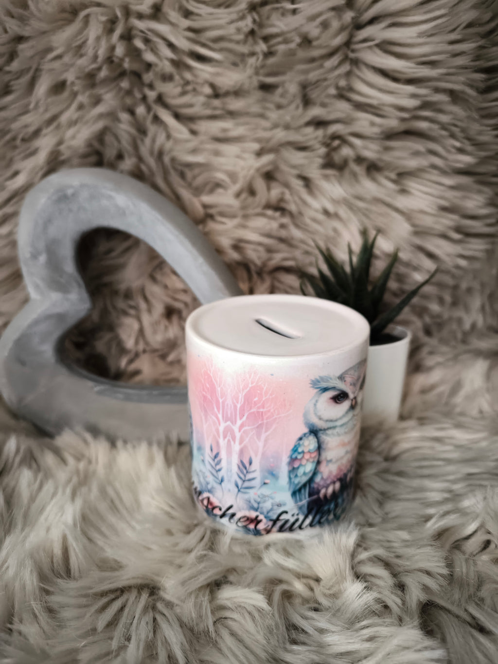 Keramik Spardose - Pastelleule