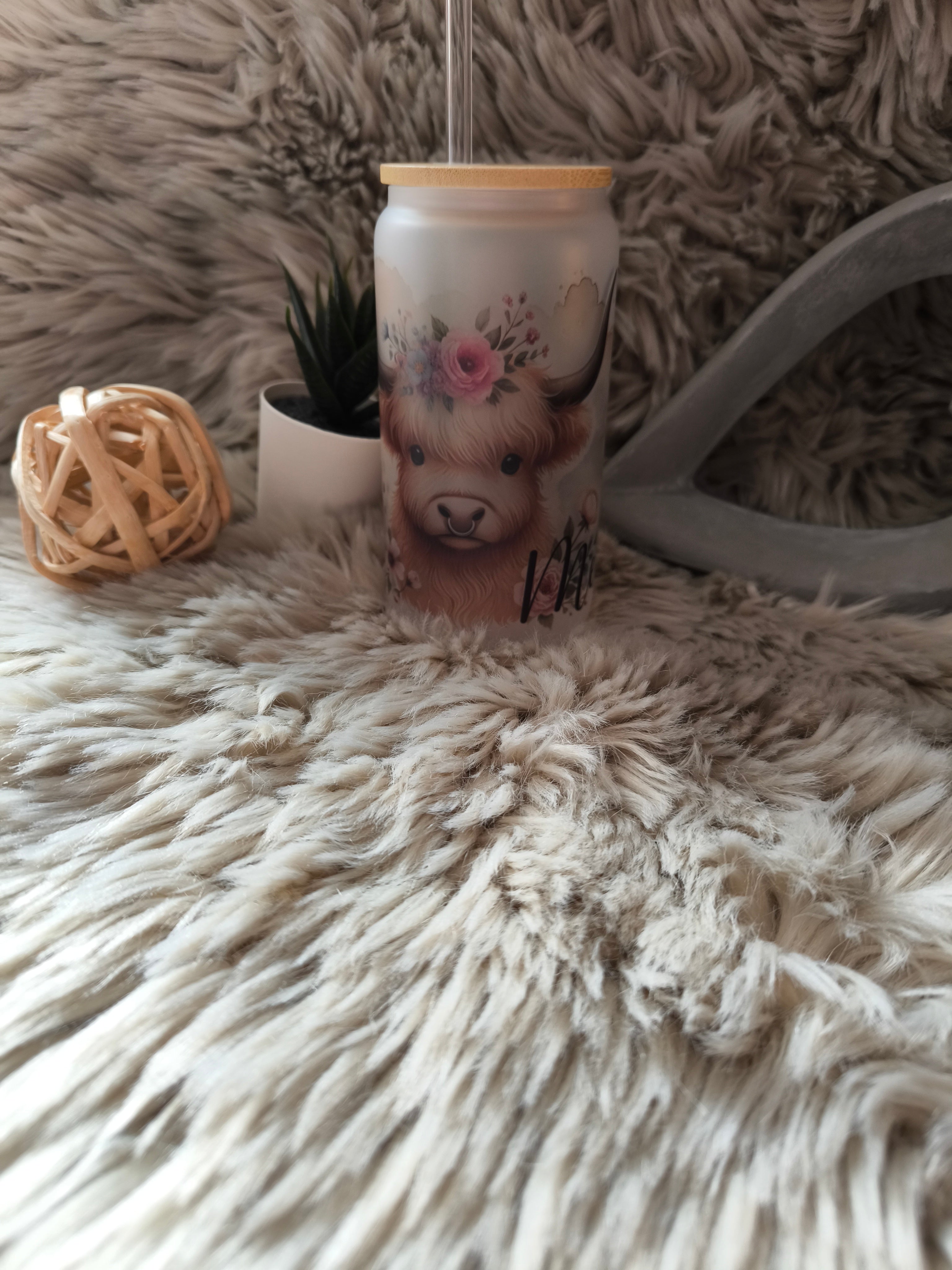 🌞 Großer Sommer-SALE!  Personalisierbares Sommerglas mit Bambusdeckel & Glasstrohhalm – jetzt nur 15,90 € statt 19,90 €!