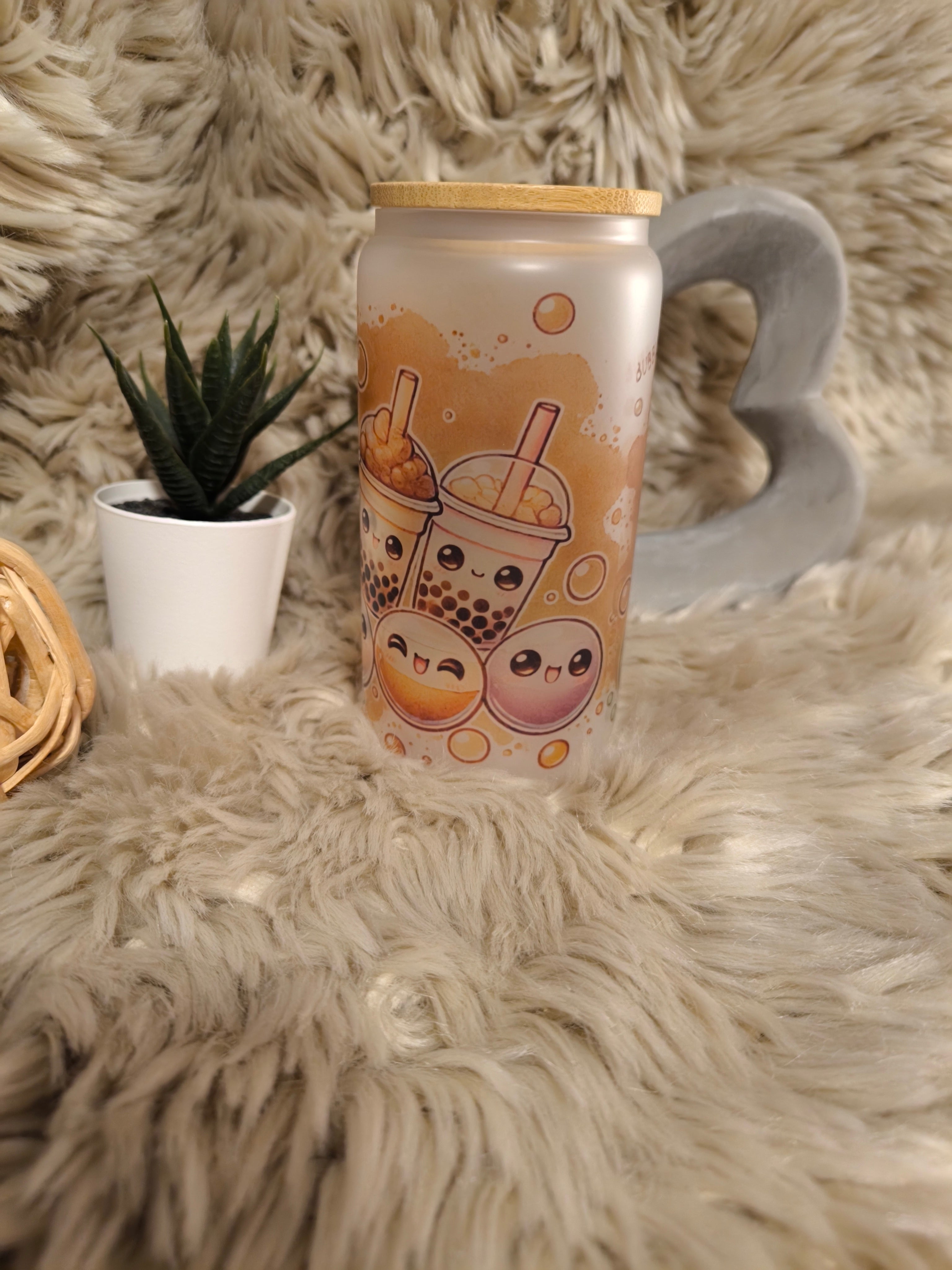 Sommerglas- Bubbletea Bunt