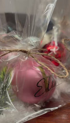 bedruckte Weihnachtskugeln Farbig