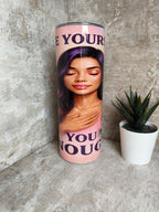 Thermobecher mit Strohhalm Yourself – personalisierbar, sublimationsfähig, lebensmittelecht