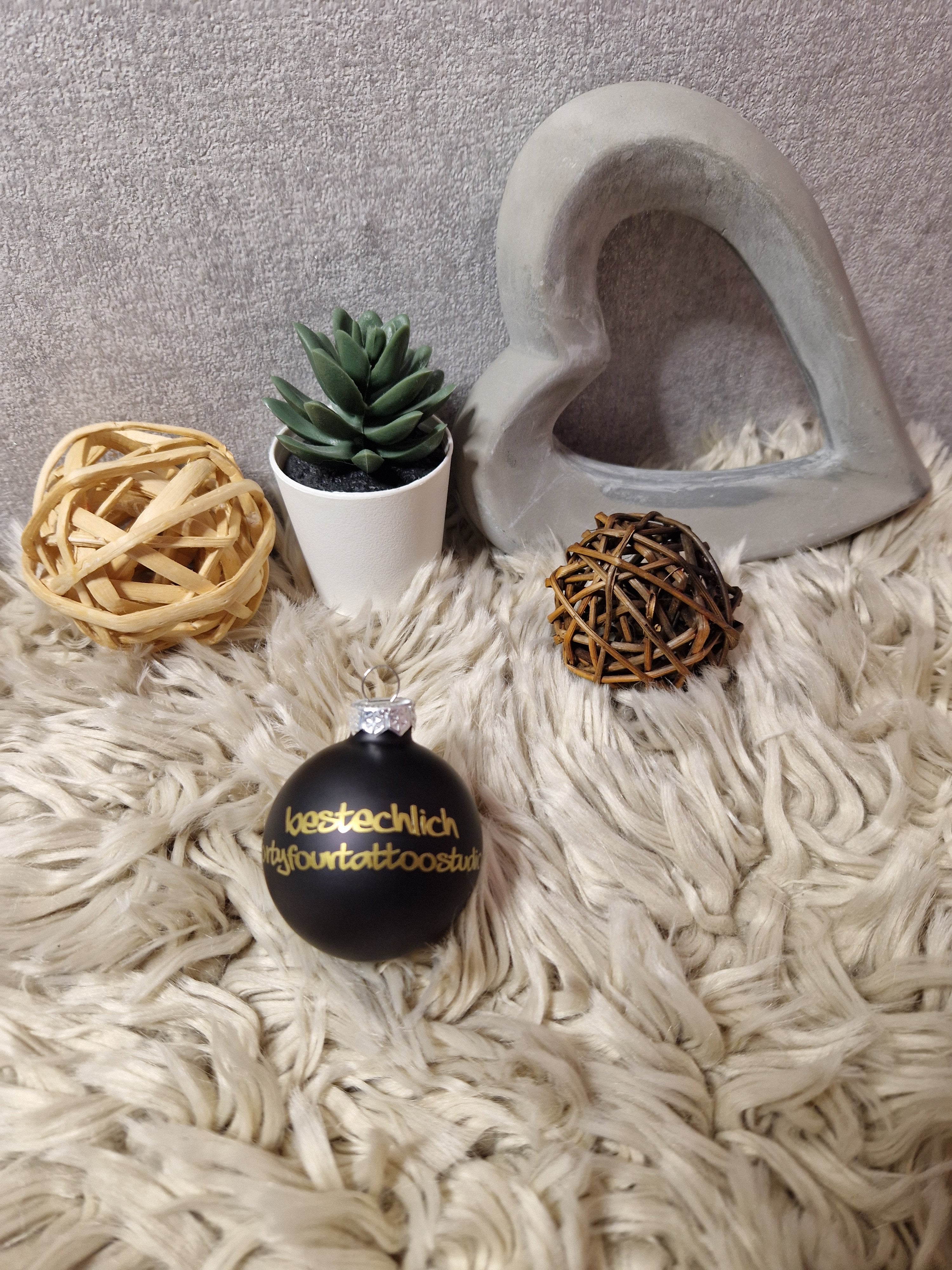 bedruckte Weihnachtskugeln Farbig