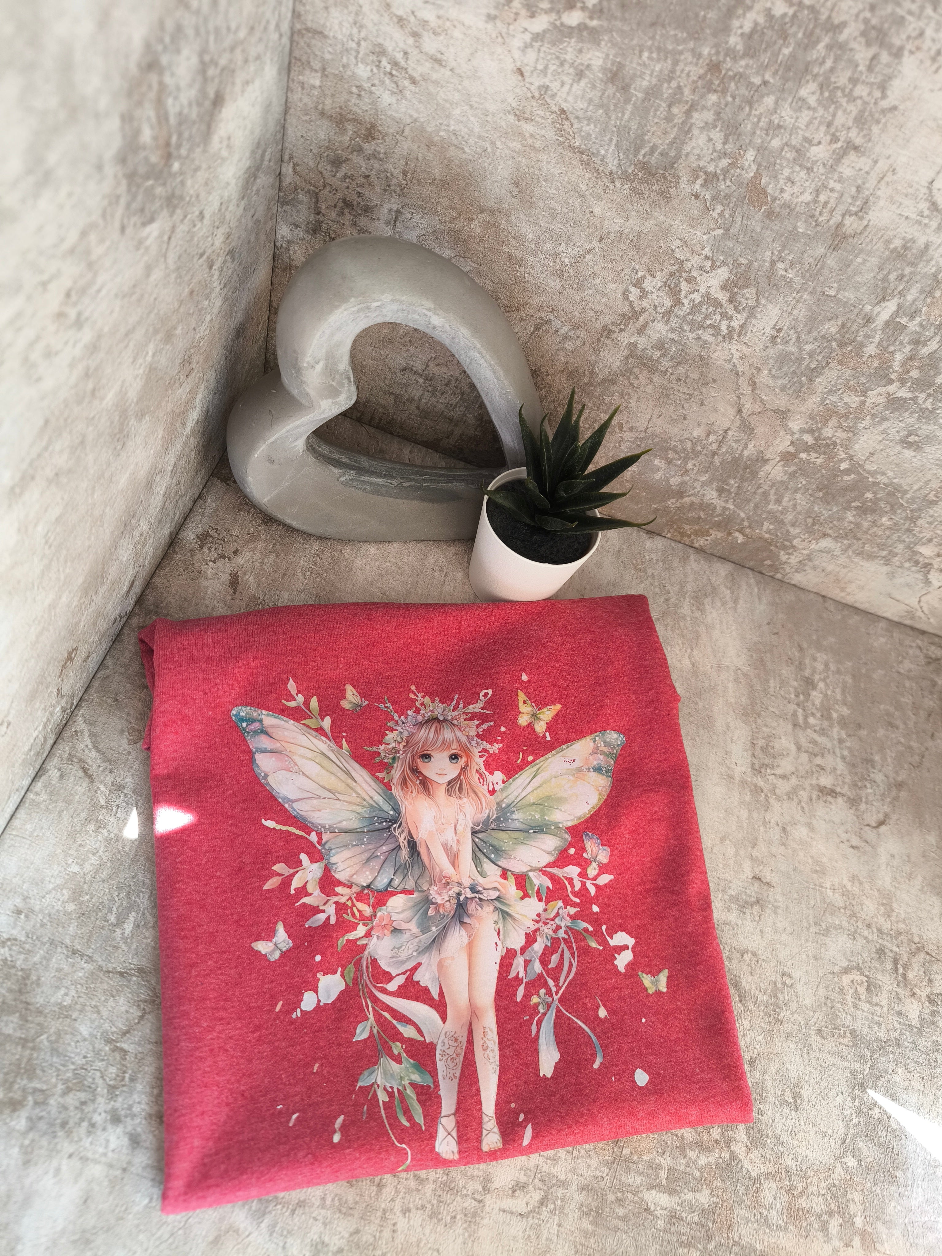 🎨 Farbenfrohes Kinder T-Shirt Waldfee – 100% Baumwolle, nachhaltig & bequem